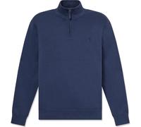 Timberland Mens Cotton 1/4 Zip Sweater dark sapphire XL