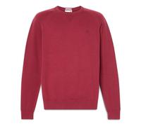 Timberland Mens Cotton Raglan Sleeve Crewneck Sweater burgundy heather XXL