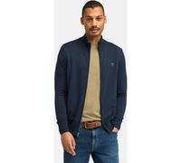 Timberland Mens Cotton YD Full Zip Sweater dark sapphire-dark denim S