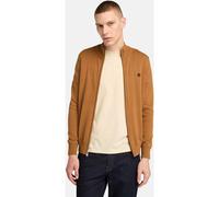 Timberland Mens Cotton YD Full Zip Sweater dark wheat boot XXL
