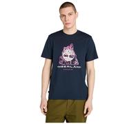 Timberland Mens Front Seasonal Tree Logo Graphic Tee dark sapphire M
