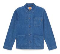 Timberland Mens Herringbone Denim Chore Jacket moody blue wash XXL