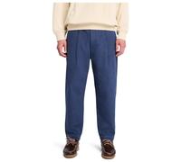 Timberland Mens Herringbone Pleated Chino Pant dark sapphire yd 36W 32L