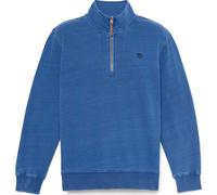 Timberland Mens Indigo 1/4 Zip Sweatshirt mid indigo S