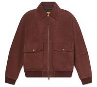 Timberland Mens Leather Bomber chicory coffee XXL