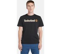 Timberland Mens Linear Logo Short Sleeve Tee black XL