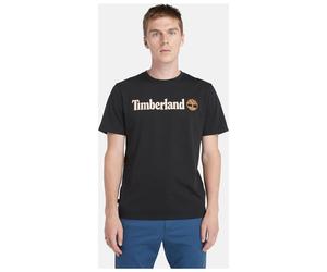 Timberland Mens Linear Logo Short Sleeve Tee black XL