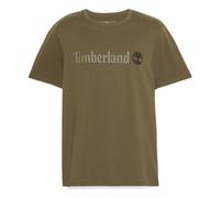 Timberland Mens Linear Logo Short Sleeve Tee leaf green XXL