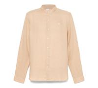 Timberland Mens Linen Korean Collar Shirt safari M