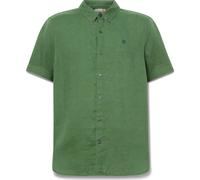 Timberland Mens Linen Short Sleeve Shirt myrtle L