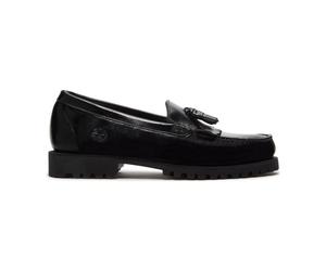Timberland Mens Loafer Shoe blk full grain 10.5 Wide Fit