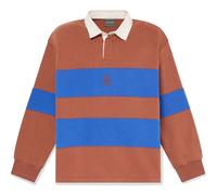 Timberland Mens Long Sleeve Rugby Polo LB Sweatshirt brownout/surftw XXL