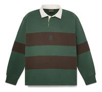 Timberland Mens Long Sleeve Rugby Polo LB Sweatshirt sycamore-mole L