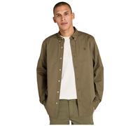 Timberland Mens Long Sleeve Stretch Poplin Shirt cassel earth S
