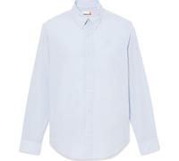 Timberland Mens Long Sleeve Stretch Poplin Shirt skyway L