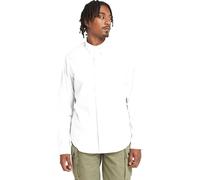 Timberland Mens Long Sleeve Stretch Poplin Shirt white L