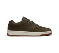 Timberland Mens Low Lace UP Sneaker dk grn nubuck 9.5