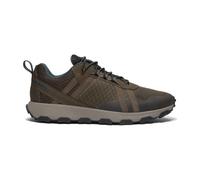 Timberland Mens Low Lace UP Waterproof Sneaker dark brown mesh 10.5