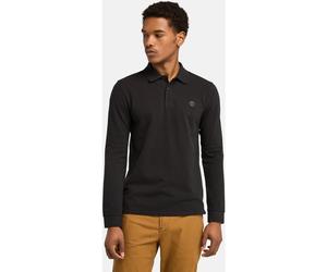 Timberland Mens LS Millers River Pique Polo black XL