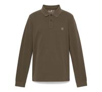 Timberland - Millers River L/S Millers River Pique Polo - Polo-Shirt, Gr. M, braun (LeafGreen)
