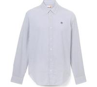 Timberland Mens LS Seersucker Striped Shirt (regular) stone wash yd M