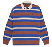 Timberland Mens LS Striped Rugby Polo brownout yd S