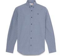 Timberland Mens Micro Plaid Poplin Shirt stone wash yd S