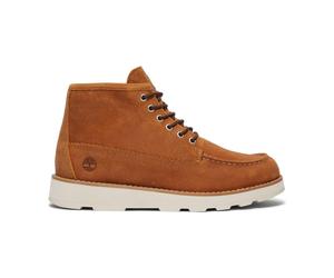 Timberland Mens Mid Lace UP Chukka Boot rust suede 9