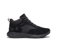 Timberland Mens Mid Lace UP Sneaker black suede 8.5