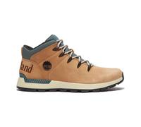 Timberland Mens Mid Lace UP Sneaker md brown nubuck w green 8.5