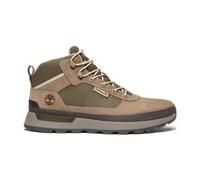 Timberland Mens Mid Lace UP Sneaker md grey nubuck w dk brown 9