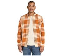 Timberland Mens Midweight Flannel Check Shirt leather brown yd L