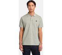Timberland Mens Pique Short Sleeve Polo medium grey heather L