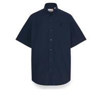 Timberland Mens Short Sleeve Stretch Poplin Shirt dark sapphire M