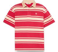 Timberland Mens Short Sleeve Striped Rugby Polo amercnbty-putty L