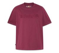 Timberland Mens Short Sleeve Tee burgundy S