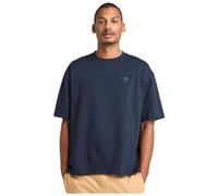 T-Shirt TIMBERLAND "DUNSTAN RIVER Short Sleeve Tee", Herren, Gr. L, schwarz sapphire, Obermaterial: 100% Baumwolle, Rundhals, Shirts T-Shirt (87669030-L) schwarz sapphire