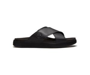 Timberland Mens Slide Sandal blk full grain 9