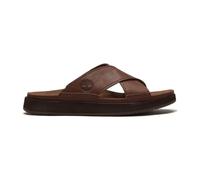 Timberland Mens Slide Sandal dk brn f grain 11