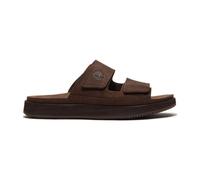 Timberland Mens Slide Sandal dk brn suede 11