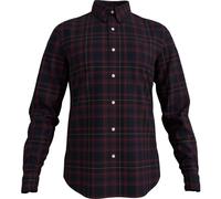 Timberland Mens Stretch Poplin Check Shirt burgundy yd M