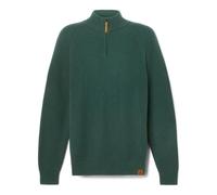 Timberland Mens Textured 1/4 Zip Swetaer green gables S
