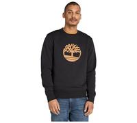 Timberland Mens Tree Logo Crew Neck Sweatshirt black-wheat boot M