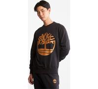 Timberland Mens Tree Logo Crew Neck Sweatshirt black-wheat boot S