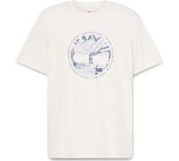 Timberland Mens Tree Logo Lake House Graphic Tee vintage white S