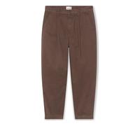 Timberland Mens Washed Peached Twill Pleated Pant chocolate brown 36W 32L