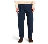 Timberland Mens Washed Peached Twill Pleated Pant dark sapphire 38W 32L
