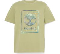 Timberland - Water Stack Logo S/S Tee - T-Shirt, Gr. S, beige (Sage)