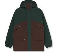 Timberland Mens Waterproof Archive Inspired Shell Parka scarab/mole XL