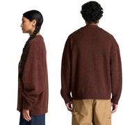 Timberland Mens Wool Blend Speckle Yarn Cardigan chicory coffe h 3XL